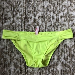 Neon Yellow Victoria Secret Bikini Bottom Size M